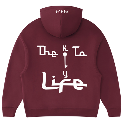 Key To Life Hoodie kids (Maroon)
