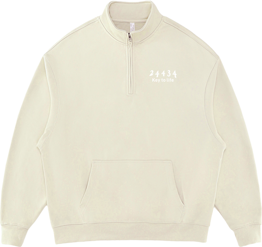 Quarter Zip (Cream)