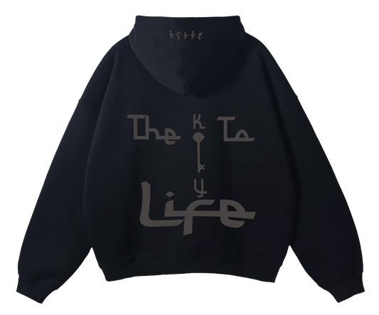 Key To Life Hoodie (Black/Black)