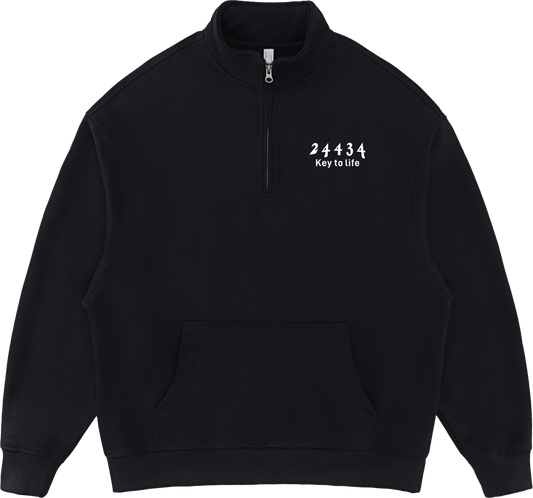 Quarter Zip (Black)