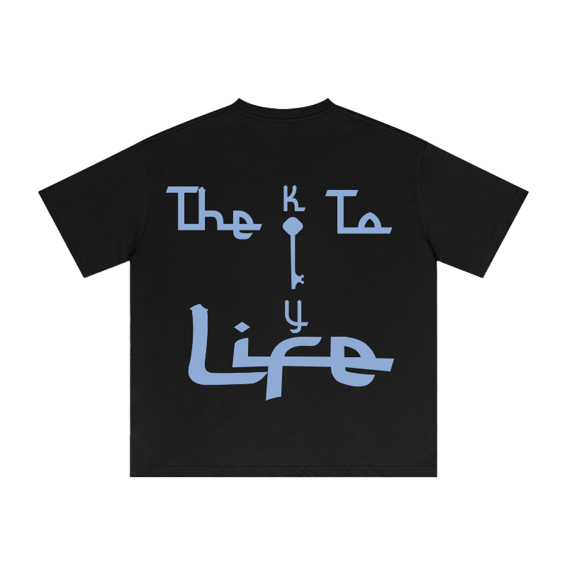 T-Shirt (Black/Blue)