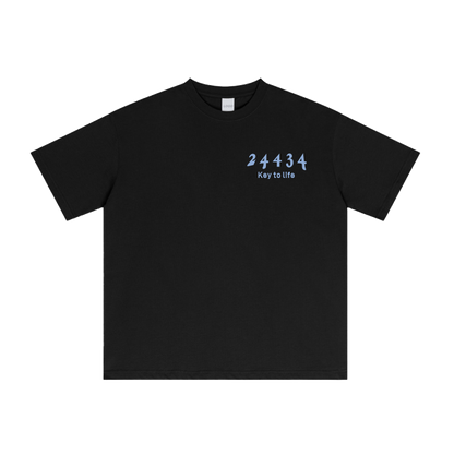 T-Shirt (Black/Blue)