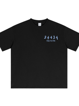 T-Shirt (Black/Blue)