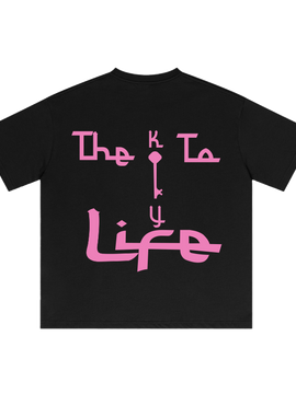 T-Shirt (Black/Pink)