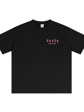 T-Shirt (Black/Pink)