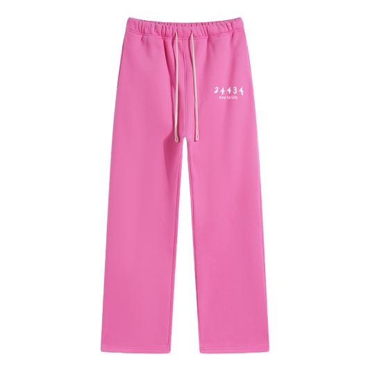 Sweatpants (Pink/White)