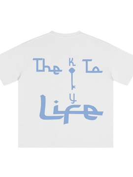 T-Shirt (White/Blue)