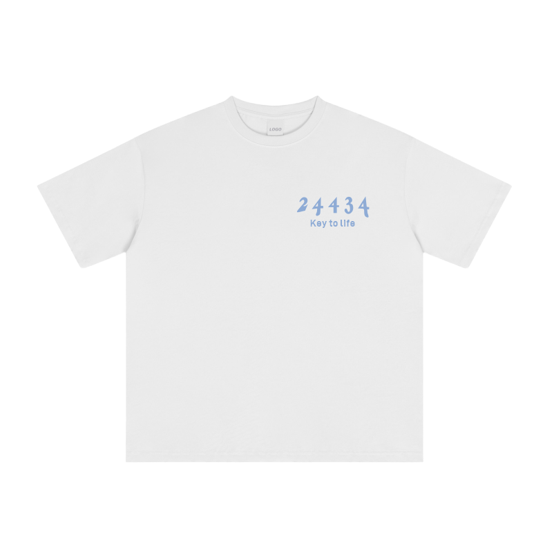 T-Shirt (White/Blue)