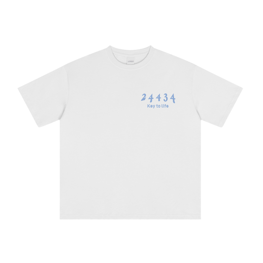 T-Shirt (White/Blue)