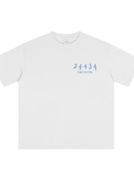 T-Shirt (White/Blue)