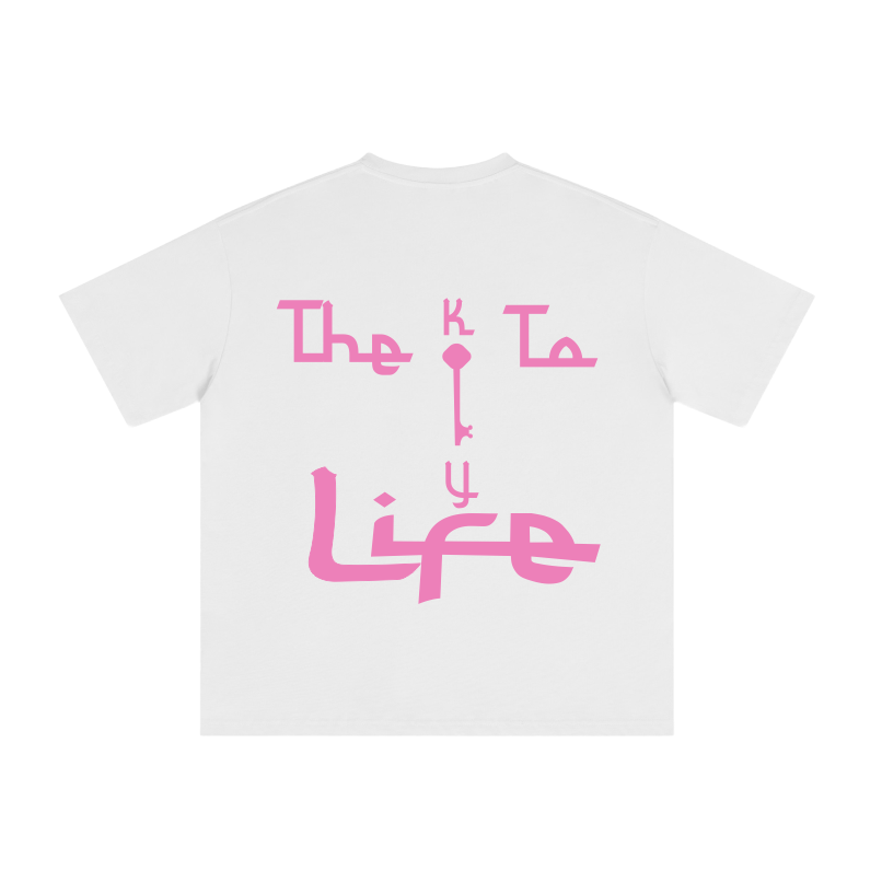 T-Shirt (White/Pink)