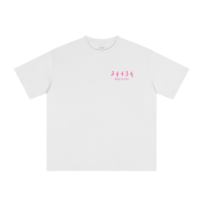 T-Shirt (White/Pink)